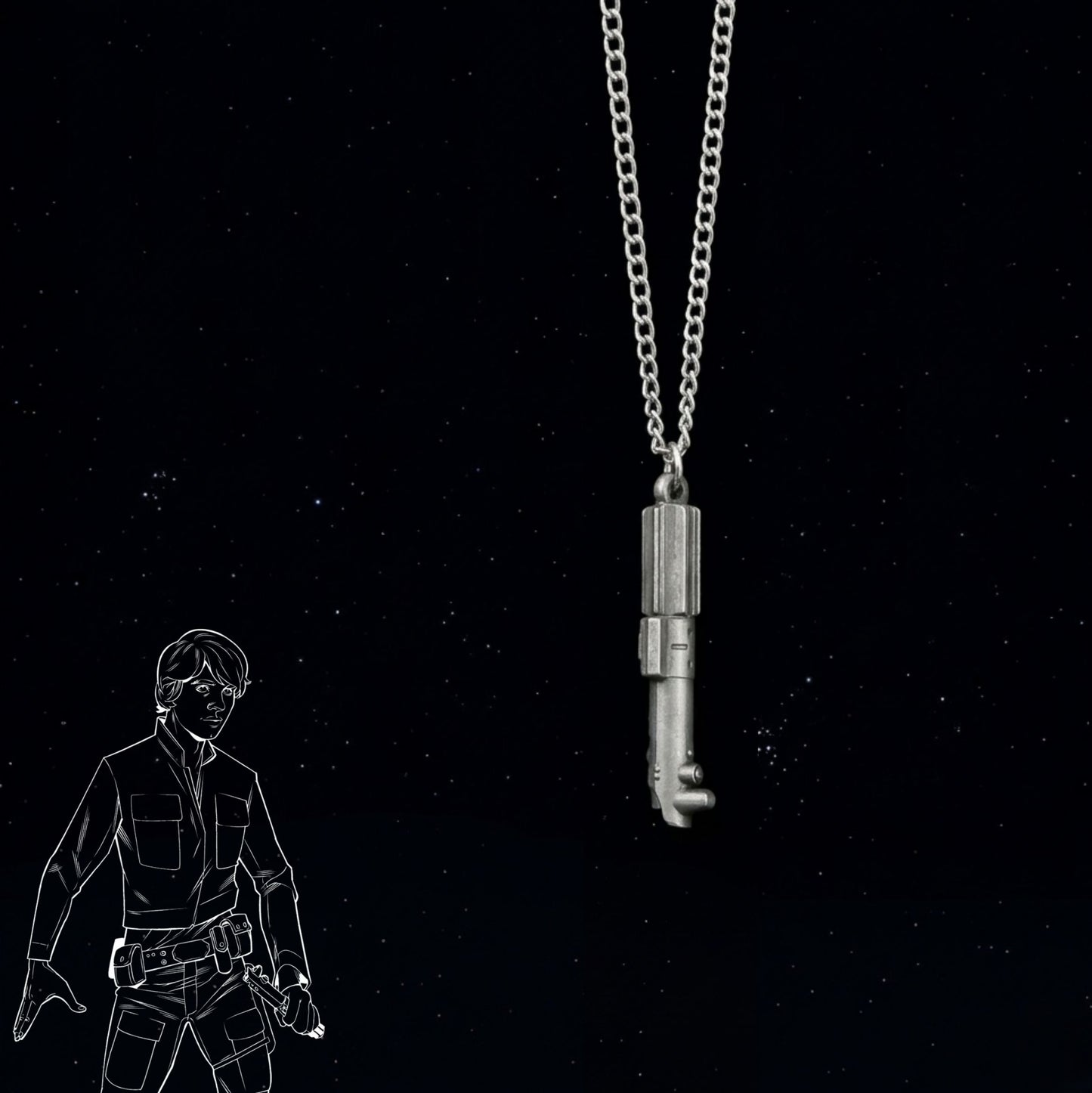 Colgantes estilo sable laser